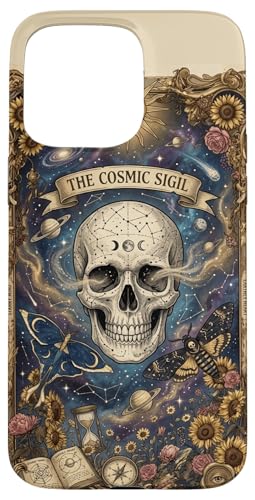 The Cosmic Sigil Celestial Skull and Galaxy �X�}�z�P�[�X iPhone 15 Pro Max �p