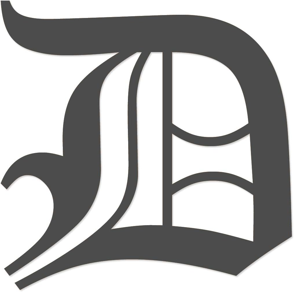 Applicable Pun Old English Letter D - Vinyl Decal for Outdoor Use on Cars, ATV, Boats, Windows and More - Gold 5 Inches Tall image 5