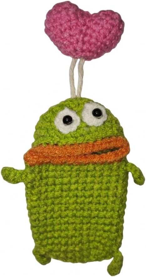 Handmade Crochet Key Pouch for Car Key Fob, Cute Key Case Cover, Soft Cotton-Blend Yarn Drawstring Key Bag (BM-24)