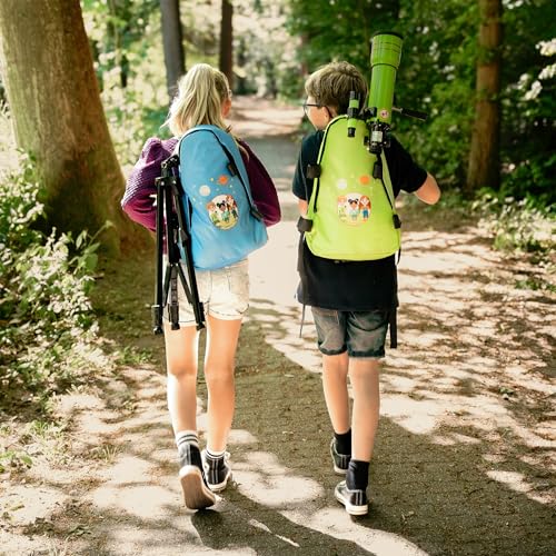Bresser Junior Kinderteleskop 70/400 Linsenteleskop für Kinder ab 8 Jahren, Astronomie Einsteiger...