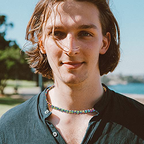 Ximeo Hematite Necklace - Hematite Protection Necklace Healing Stone Necklace For Men Women Stress Relief Crystal Jewelry #TOP5