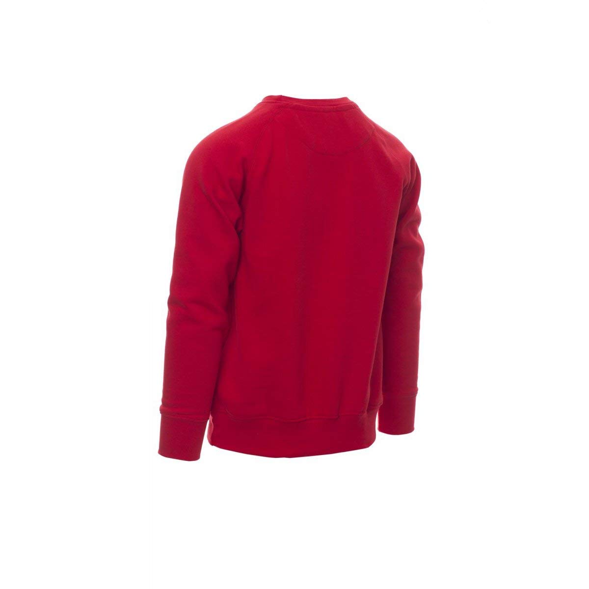 Payper Mistral+ Sweat Ras du Cou pour Homme à Manches Longues Raglan mélange Coton Poignets Taille en cône élastique Rouge