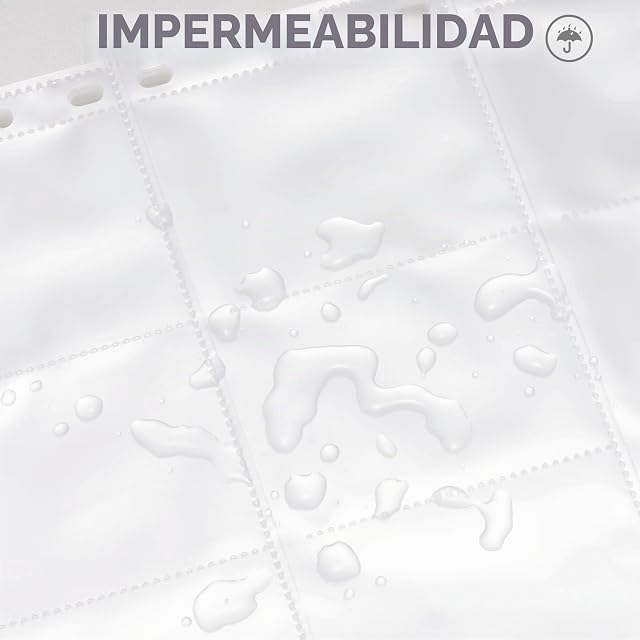 Foto 3 de 7 de CareHabi - 630 Fundas para Cartas, 35 Páginas Doble Cara Funda Carta Transparentes 11 Agujeros, Album…