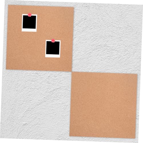 Tableau liège blocs carrés DOITOOL compact et robuste : pack de 8 plaques d'affichage - 7