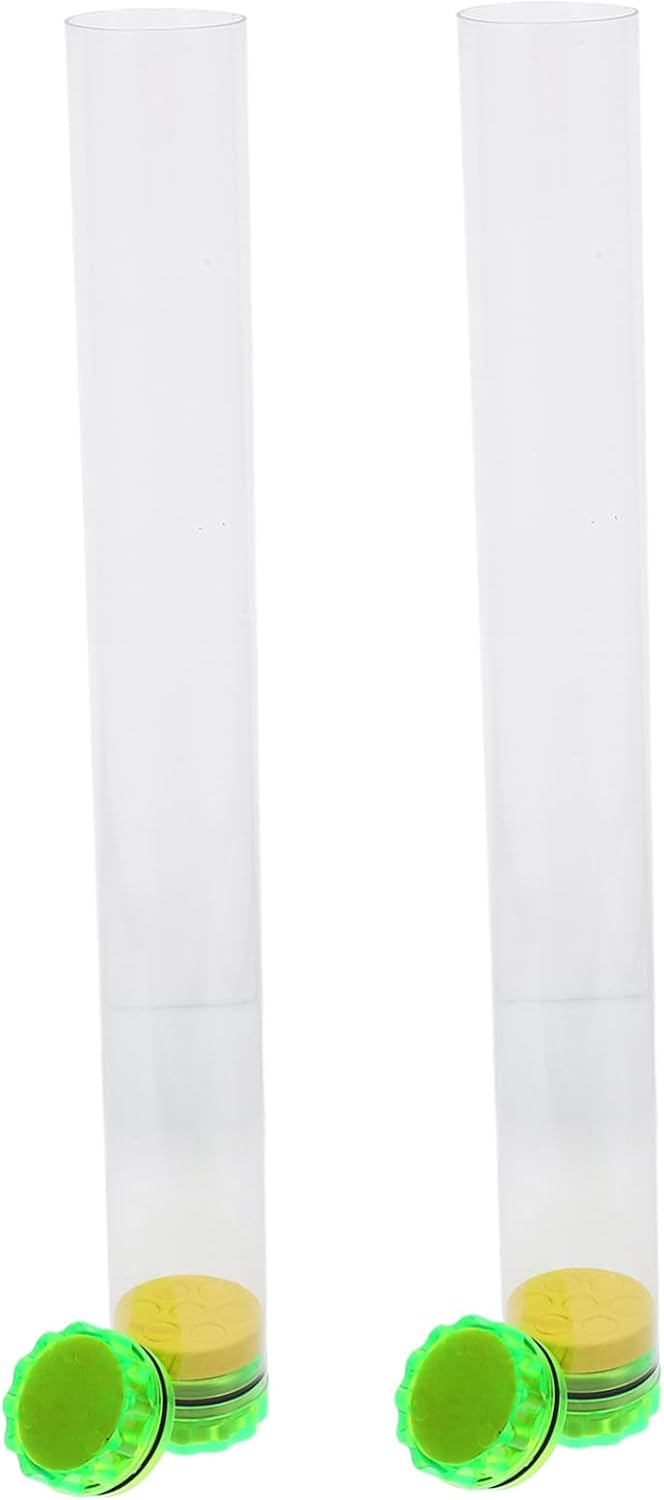 WOONEKY Fishing Tool 2pcs Float Tubes Storage for Fishing Floats Durable PVC Types of