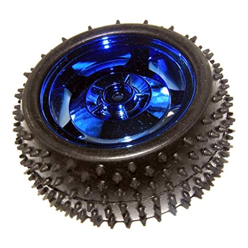 Image of REES52 85MM Large Robot Smart Car Wheel for arduin robot 38MM Width Surface - Blue (Pack of 4)