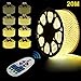 Produktbild LED Strip, 20m Warmweiß LED Streifen, LED Lichterschlauch Lichtband, GreenSun LED Lighting 5050 SMD Lichterkette Wasserdicht IP65 mit RF Controller für Party, Haus, Weihnachten Deko