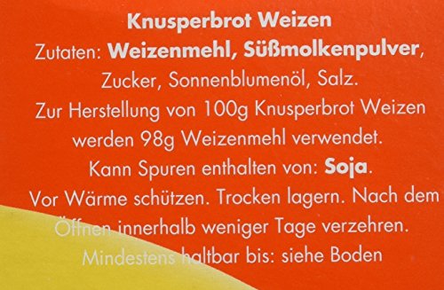 LEICHT&CROSS Knusperbrot Goldweizen, 8er Pack (8 x 125 g)