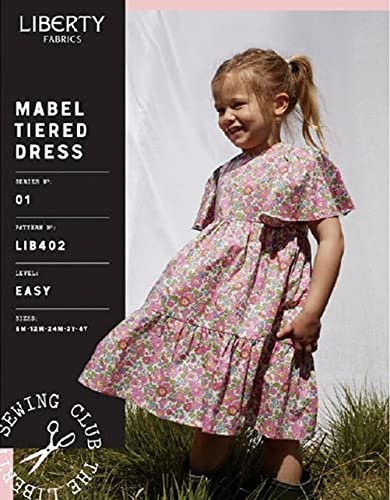 Liberty London Sewing Pattern Mabel Tiered Dress