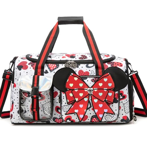 Borsone Palestra Bambina– Zaino Piscina con Scomparto Scarpe – Borsa Sportiva per Danza, Ginnastica e Nuoto – Weekend Duffel Bag