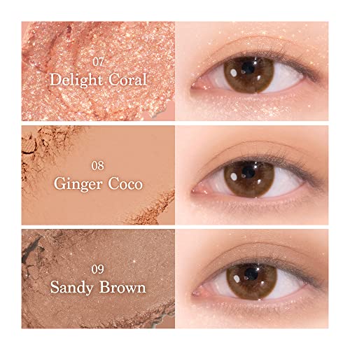 Dasique Shadow Palette #14 Peach Squeeze L Cruelty-Free L Cruelty-Free L 9 Blendable Shades In Smooth Matte And Shimmer Finishes With Gorgeous Pearls #TOP7