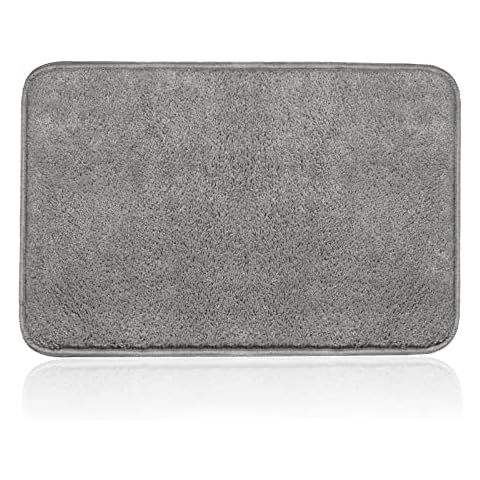 Telgoner Badematte, rutschfest Waschbar Badezimmerteppich 50X80 cm Cover