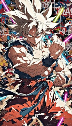 Ultra Instinct Goku Poster –DBZ Wall Art 18x24 | Anime