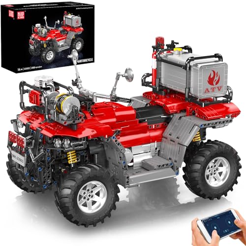 Mould King Fire Truck ATV Building Set