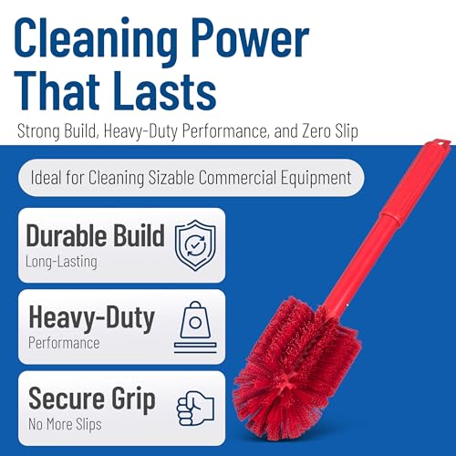 Brosse de réservoir industrielle polyester 40,6 cm de vidange - 5