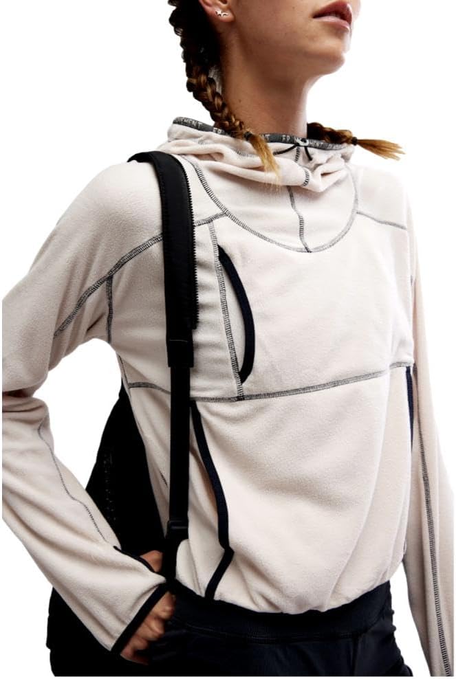 FP Movement Women's On The Run Lightweight Pullover, Cashmere