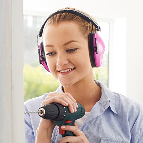 Pro For Sho 34Db Shooting Ear Protection - Special Designed Ear Muffs Lighter Weight & Maximum Hearing Protection - Standard Size, Pink #TOP4