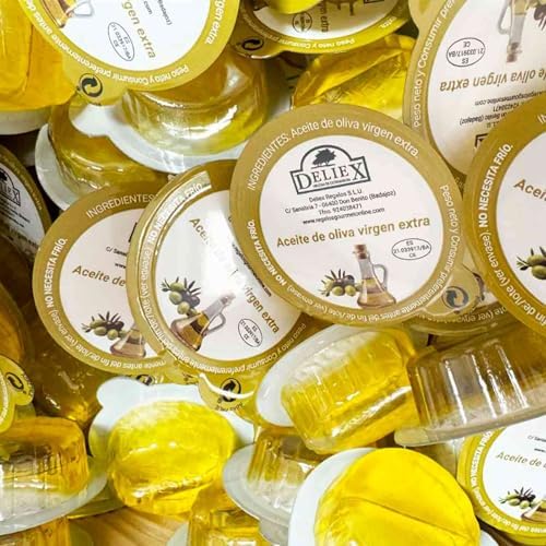 Deliex Aceite de Oliva en monodosis - Caja de 240 porciones de Ac...