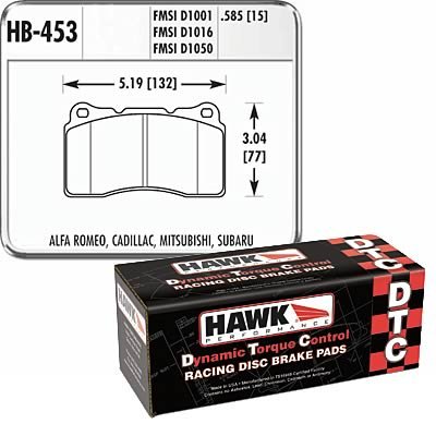 Image of Hawk Performance HB453U.585 DTC-70 Motorsport Brake Pads