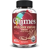 Chimes Apple Cider Vinegar Gummies + Ginger — Organic ACV Gummies (USA Made, 1,000mg & 60mg Ginger p