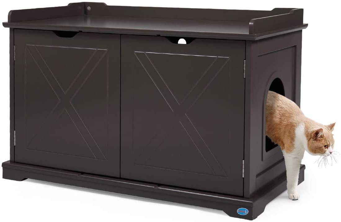 Buy COZIWOW Enclosed Litter Box Enclosure Furniture Hidden