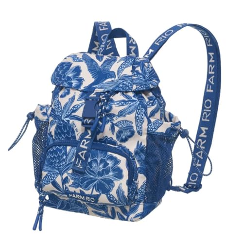 Bolsa Farm Pipoquinha Xilo Tropical Cor:Azul