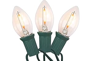 25FT C7 LED Christmas Lights Outdoor