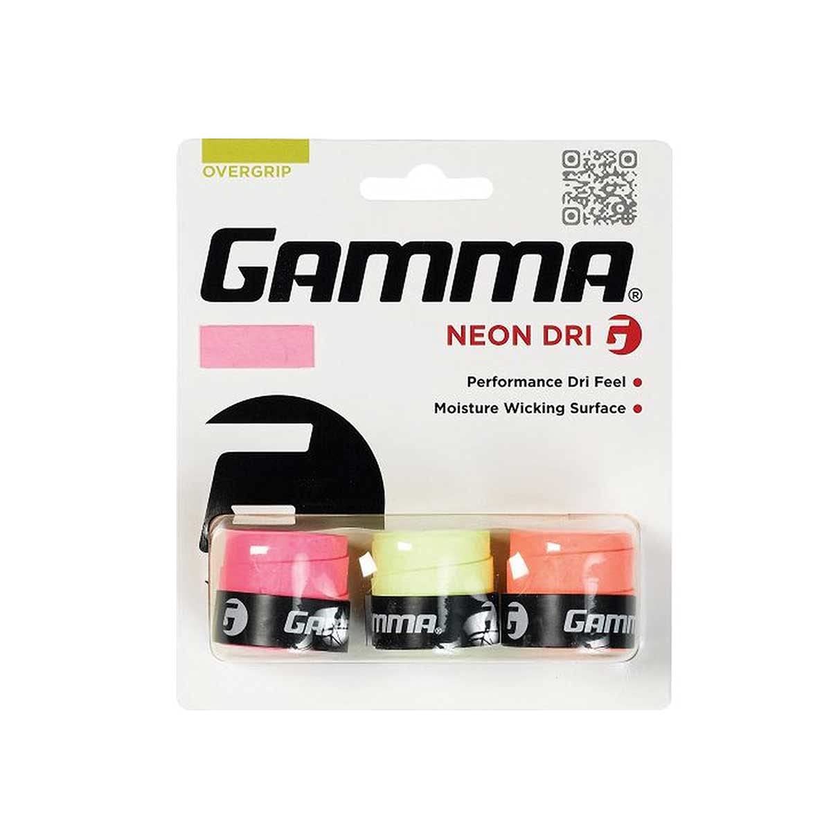 GAMMA Neon Dri Overgrip (3 Pcs, Assorted) (B096LX6DNR) Amazon Price History, Amazon Price Tracker