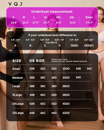 Image of VQJ Women's Wireless Jelly Full Coverage Bra Push Up Support Seamless