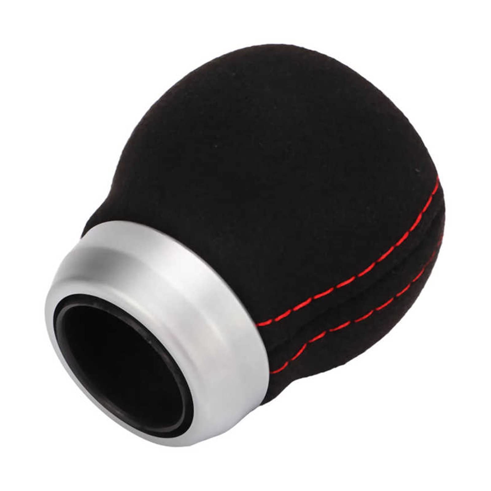 Marce Leva Pomello Testa Cambio A 6 Marce Argento Sostituzione Ergonomica Resistente all'Usura per Subaru Speed Gear Shift Pomello (Colore : Nero)