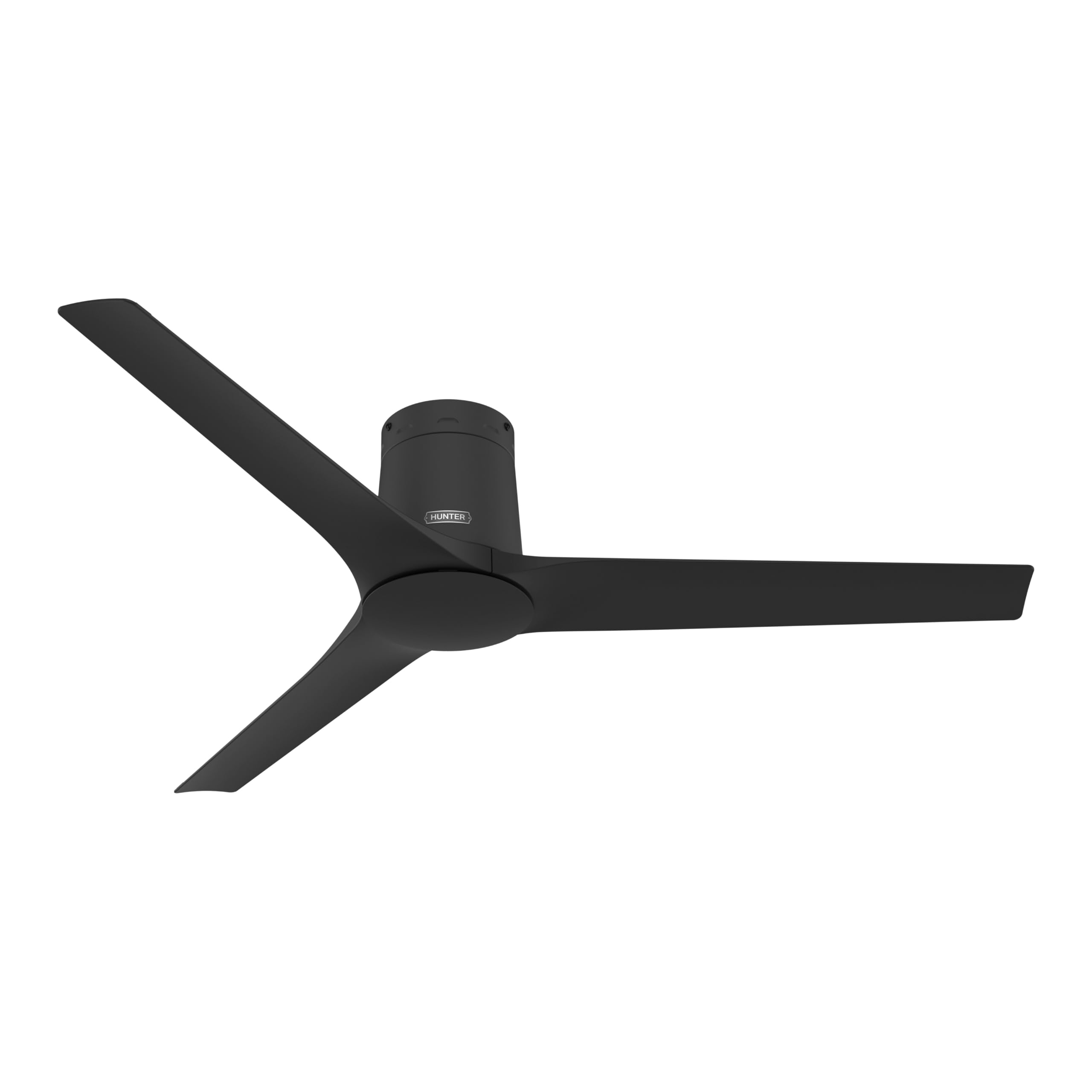 Ventilateur de plafond de salon Hunter Fan Athens 132 cm noir été hiver