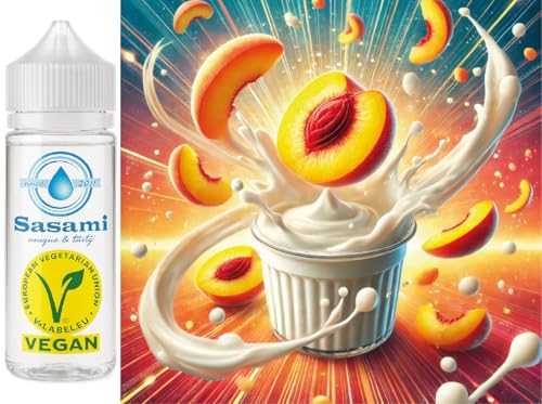 Yaourt pêche arôme concentré Sasami DIY - Liquide cigarette électronique saveur fruitée