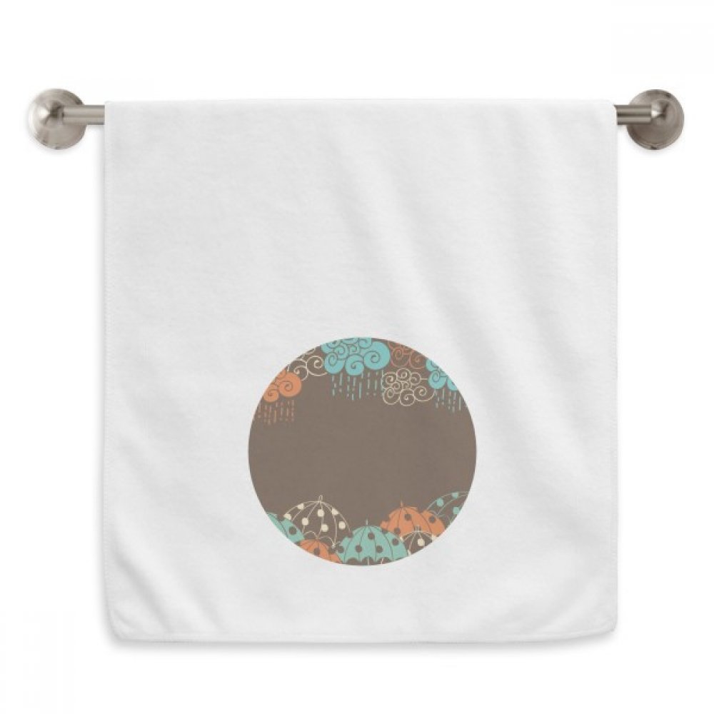 Serviette de toilette nuage en tissu moelleux absorbant motif diadème
