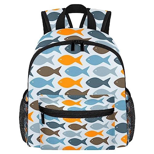 Sac à dos scolaire enfants grand volume avec motif patchwork Pacifique