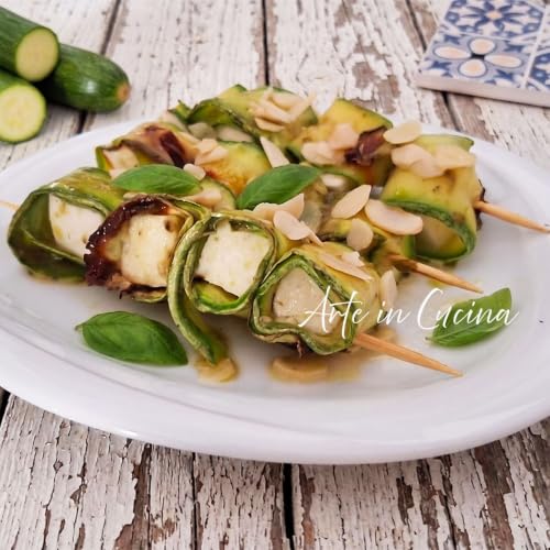 SPIEDINI di ZUCCHINE in friggitrice ad aria