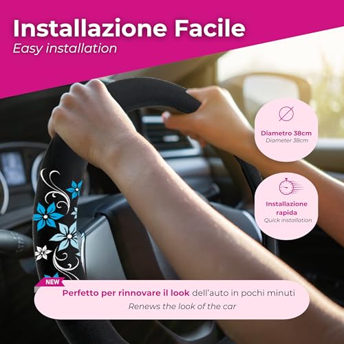 Bottari Coprivolante Auto Revolution Girl, Diametro 38 Cm - 3