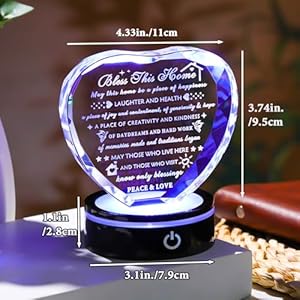 Ywhlhousewarminggiftsnewhomehousewarminggiftsforwomenmencrystalheartkeepsakewithledbasehomewarminggiftcouplepresentshouseblessingwarminggiftnewapartment Urban Country Home Decor Ywhl house warming gifts new home housewarming gifts for women men crystal heart keepsake with led base home warming gift couple presents house blessing warming gift new apartment urban country home decor