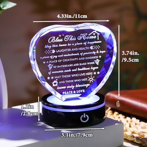 Ywhlhousewarminggiftsnewhomehousewarminggiftsforwomenmencrystalheartkeepsakewithledbasehomewarminggiftcouplepresentshouseblessingwarminggiftnewapartment Urban Country Home Decor Ywhl house warming gifts new home housewarming gifts for women men crystal heart keepsake with led base home warming gift couple presents house blessing warming gift new apartment urban country home decor
