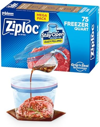 Ziploc Plastic Sandwich Easy Open Bags 580 Quantity (White) (Pack of 1)