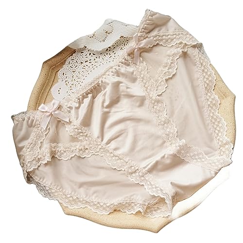 Culotte femme en coton et dentelle lot de 3 slips d'été doux