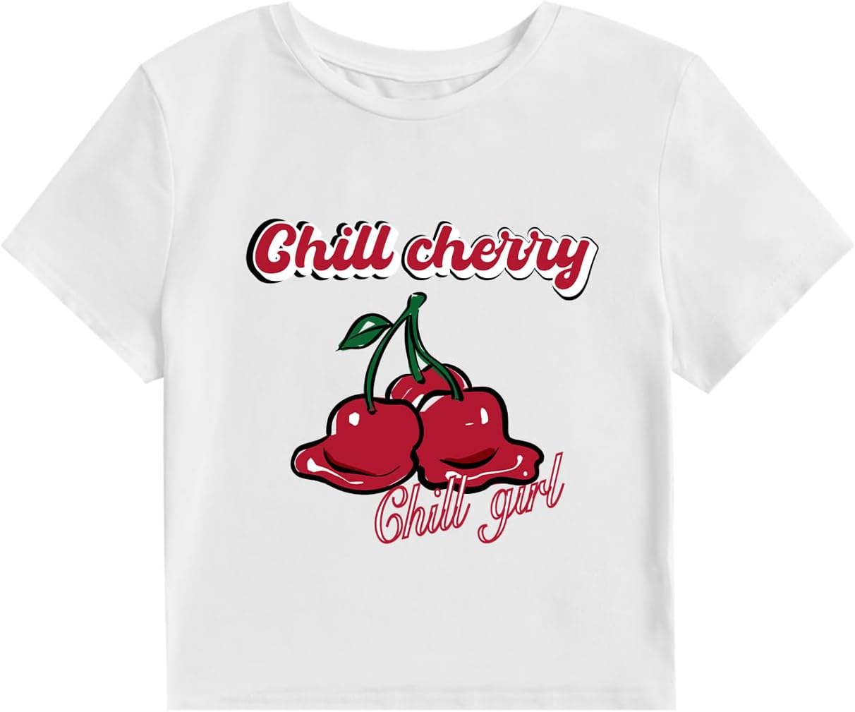 SOLY HUX Girl's Short Sleeve Graphic Tees Crew Neck Beach Tops Casual Summer T-Shirts - Image 3