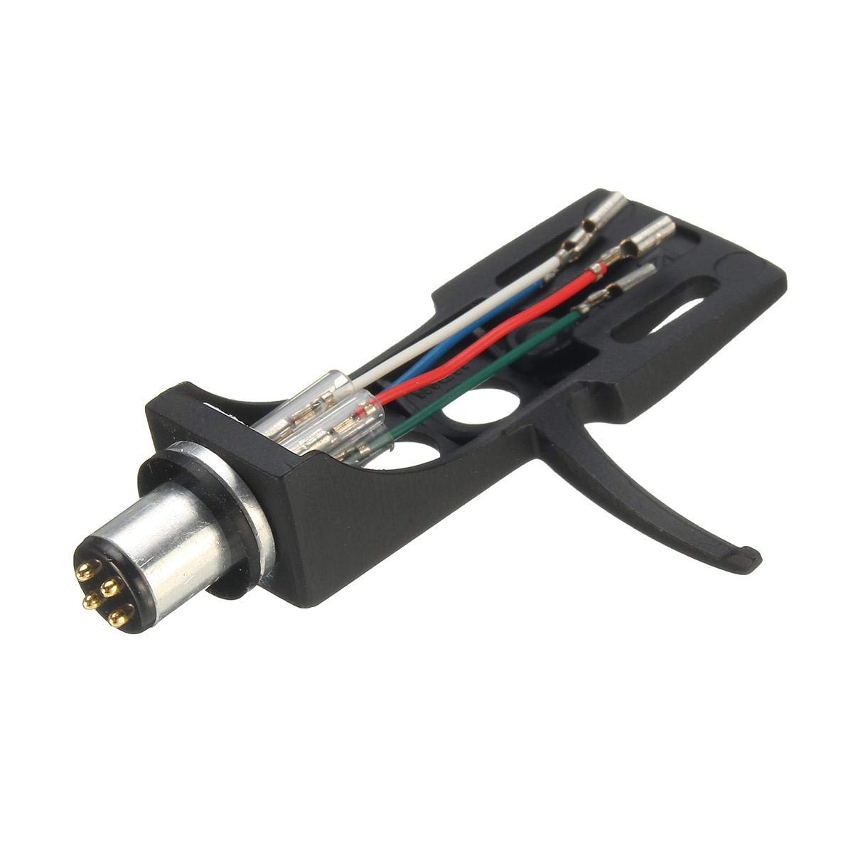 Black LP Turntable Needle Headshell Mount Replacement For Technics SL1200 SL1210 - Media Players Media Player Gadgets - 1 x Replacement Phono Turntable Headshell