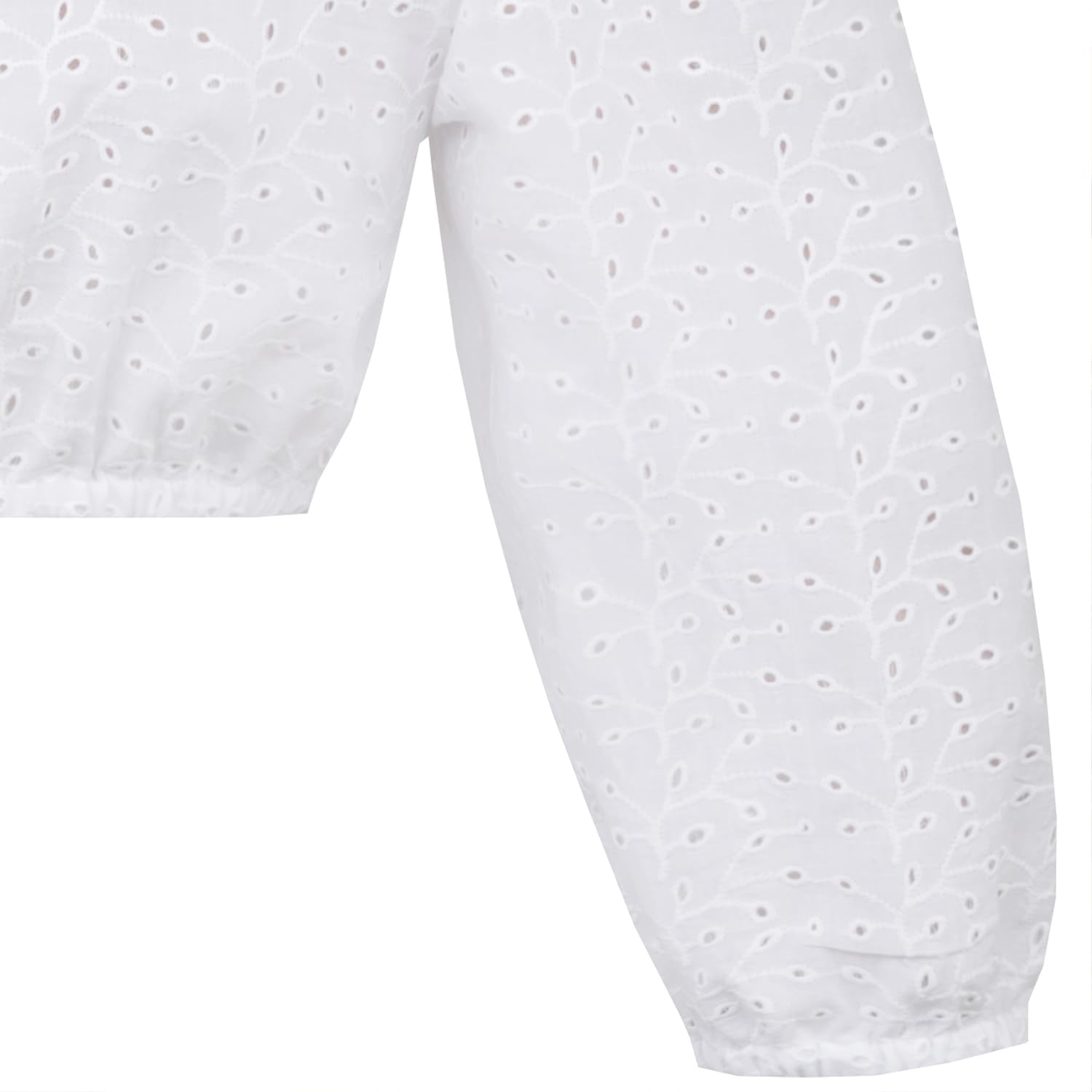 MarJo Dirndlbluse Wallgau 3/4 Arm | Weiß