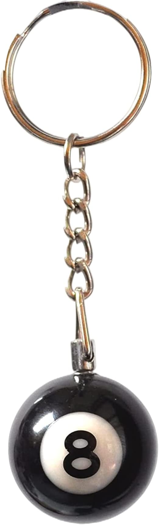 8 Ball Keychain Creative Key Chain Diameter 0.98 In Pendant Decorative Small Pendant Creative Key Chain