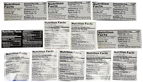 Buffalo Bills 12-Piece Beef Jerky Sampler Black 6-Pack Gift Cooler (12 Assorted 1.5Oz Jerky Packs) #TOP5