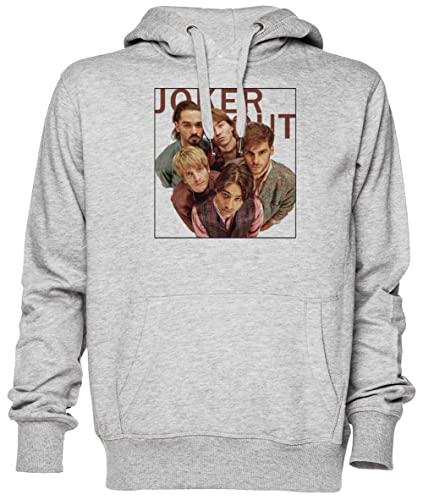 Joker out Gris Jersey Sudadera con Capucha Unisexo Hombre Mujer Grey Unisex Hoodie