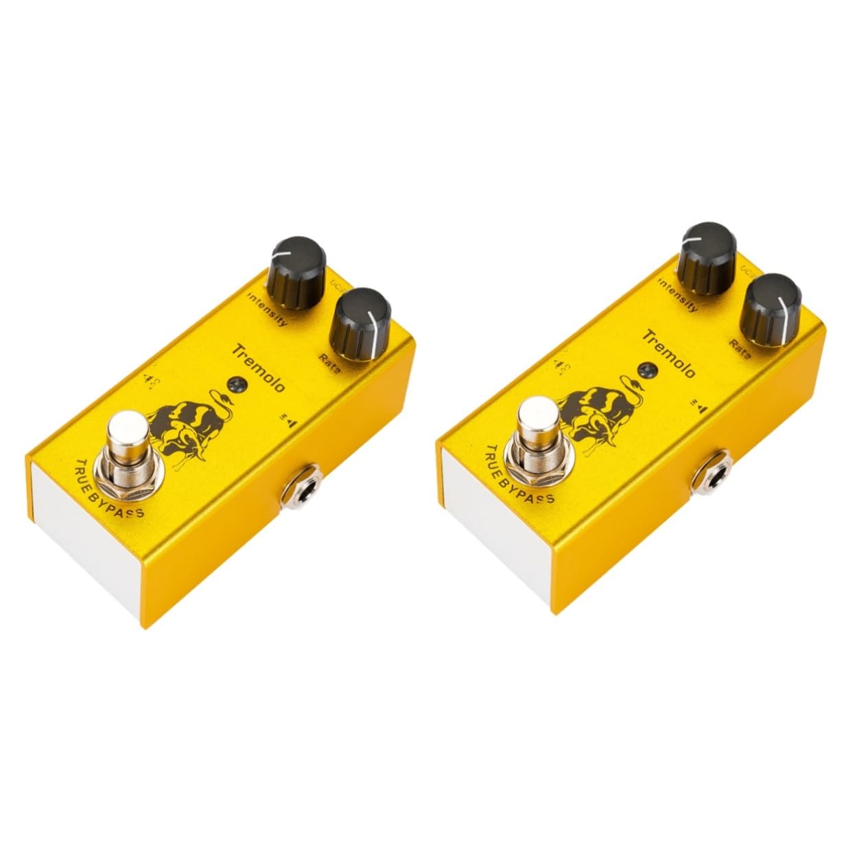 Abaodam 2 Pezzi Amplificatore Pedale Effetti Chitarra Singolo Blocco Pedale Effetto Bypass Amplificatore Valvolare
