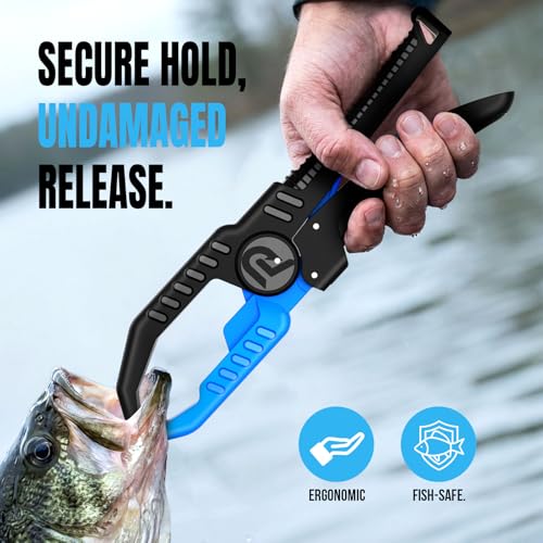 Image of PLUSINNO Fishing Gear, Fishing Tools, Fishing Accessories, Corrosion Resistant Fishing Pliers Kit, Fishing Knife, Floating Fish Lip Gripper Fishing Gifts for Men, Gifts for Fishermen