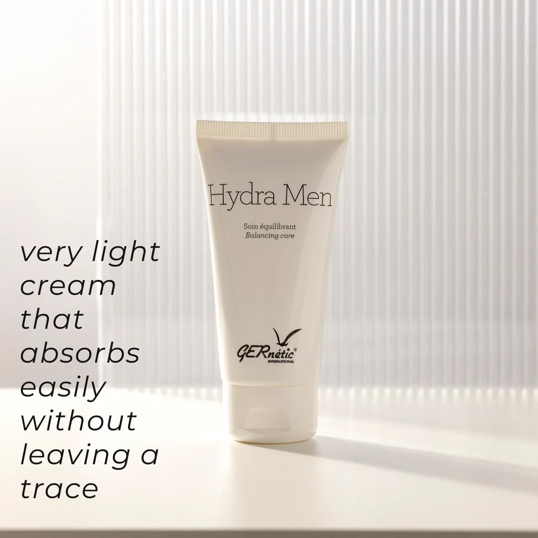 Gernetic Hydra Men Balancing & Hydrating Face Cream for Men, Sebum Control & Matte Finish Moisturize, 50ml/1.7oz