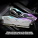 TEAMGROUP T-Force Delta RGB DDR5 Ram 32GB (2x16GB) 6000MHz PC5-48000 CL30 Intel XMP 3.0 & AMD Expo Compatible Desktop Memory Module Ram White FF4D532G6000HC30DC01